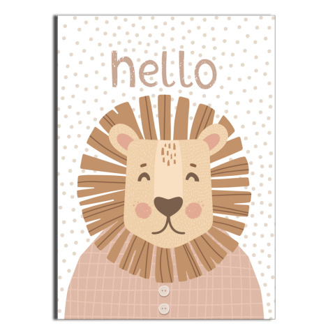 Plakat Hello Lew Plakat Hello Lew