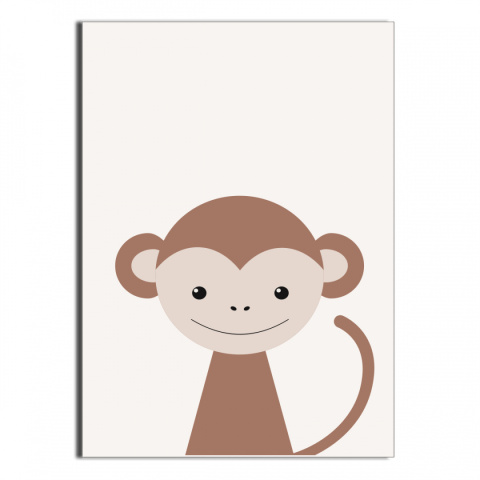 Plakat Małpka Plakat Małpka
