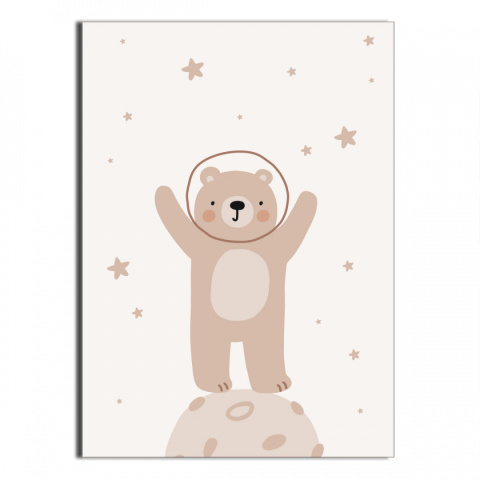 Plakat Miś w kosmosie Plakat Miś w kosmosie