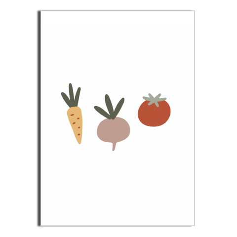 Plakat Happy Farm Warzywa Plakat Happy Farm Warzywa