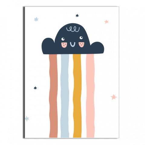 Plakat Granatowa Chmurka Plakat Granatowa Chmurka